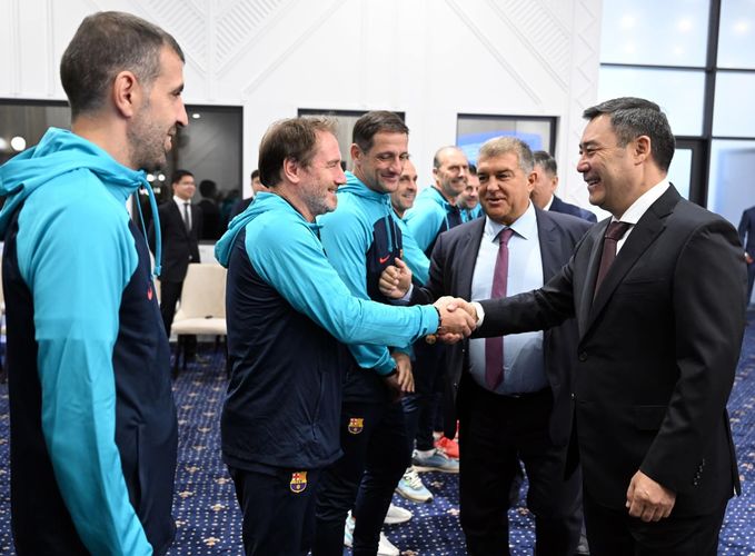 Kyrgyzstan welcomes FC Barcelona legends: bridging nations through football and shared values 